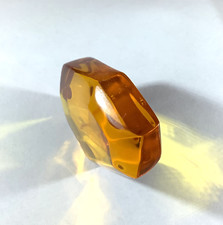 Wunderschöner Kopal (Jungbernstein), Südamerika, 21 Gramm, hexagonal geschliffen