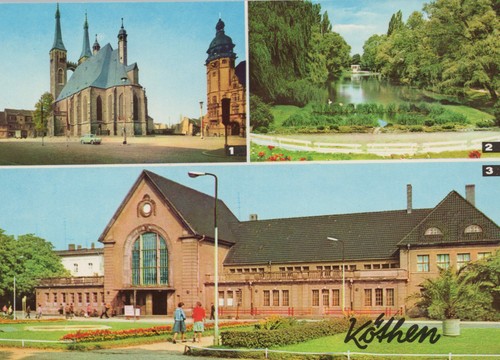 Ddr ansichtskarte köthen - ddr,