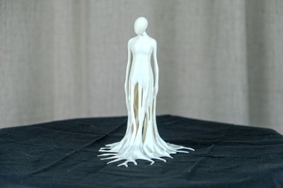 Melting man skulptur - melting,