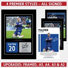 Cole Palmer signiertes Foto