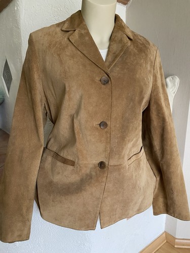 Wildlederblazer damen olsen - wildlederblazer,