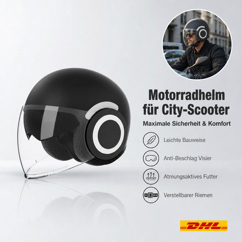 Retro helm jethelm - retro,
