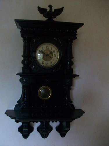 Gründerzeit wanduhr adler - ,