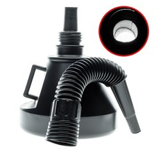 Trichter mit flexiblem Hals und Sieb Universal Auto Benzin Kraftstoff Trichter
