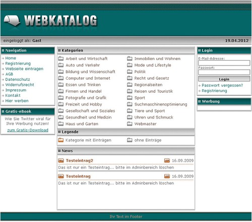 Webkatalog/Web-Verzeichnis/Top
