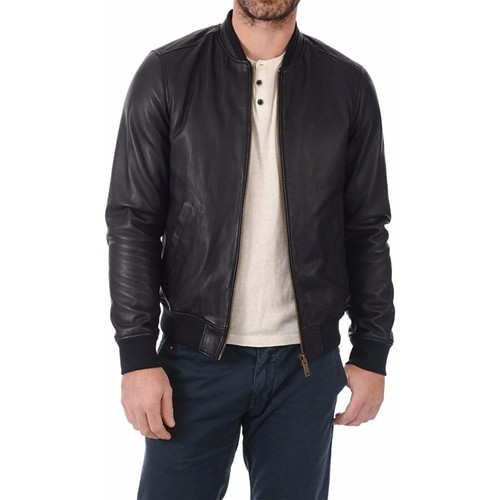 Herren lederjacke 100 - herren, 100%
