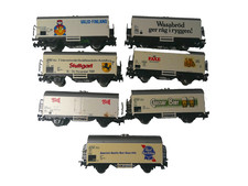 7 x Güterwagen Werbewagen