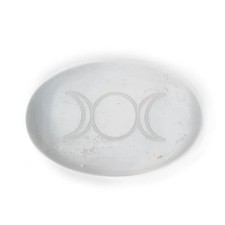 Selenit Stein mit Göttin