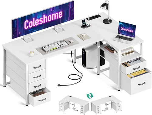Coleshome schreibtisch mit - coleshome,