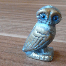 Eule Goldfarben Messing