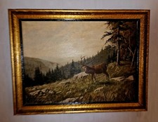 Gemälde ölgemälde hirsch - gemälde,