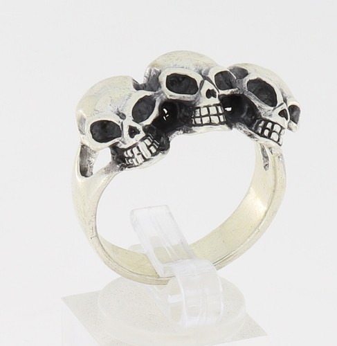 Großer ring mit totenkopf - großer,