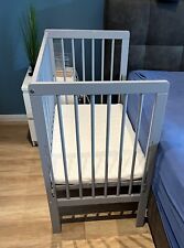 Fabimax Beistellbett Boxspringbett + Matratze, grau