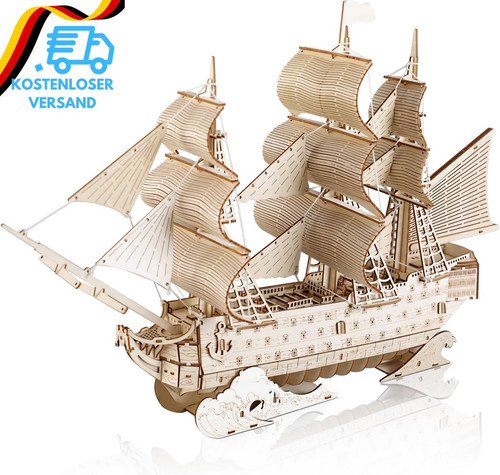 Comfoyar puzzle schiff - 3d,