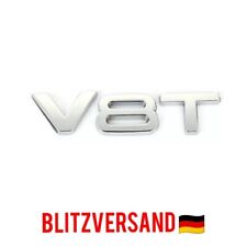 V8T Emblem Aufkleber Logo 3D