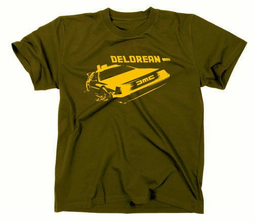 Delorean fan shirt zurück - fan,