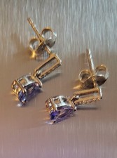 Ohrringe, Ohrhänger Tansanit