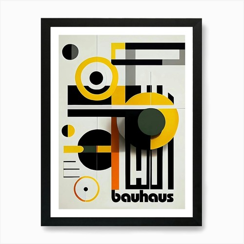 Bauhaus kunstdrucke gerahmt - 10,