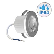 3w Mini LED Leuchte Spot Einbauleuchte Einbaustrahler Silber 240 Lumen 