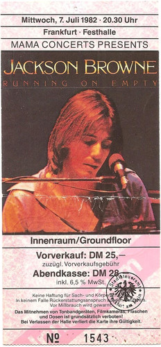 Jackson browne concert 1982 - concert,