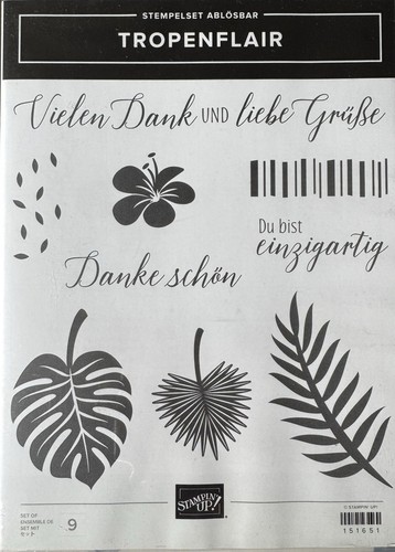 Stempelset tropenflair - stempelset, "tropenflair"