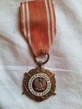 Polen Verdienst  Orden Medaille Abzeichen