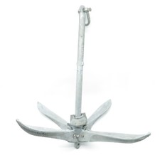 B-Ware Klappanker 10kg Stahl verzinkt 65x60cm Schirmanker Klappdraggen Faltanker