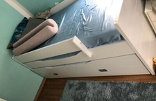 PAIDI ZUBEHÖR für Kinder Bett, Absturzsicherung für Kojenbett Fiona Kreideweiß