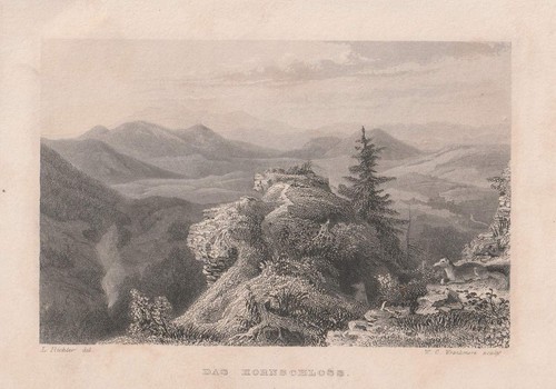 C1850 hornschloss hornsberg - c1850,