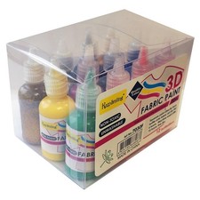Stoffmalfarbe 3D 12 x 30 ml