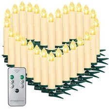 LED-Weihnachtskerzen mit