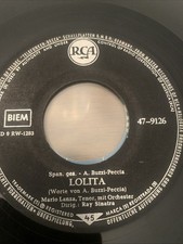 Mario Lanza - GRANADA / LOLITA Single Schallplatte 7“  ( RCA)