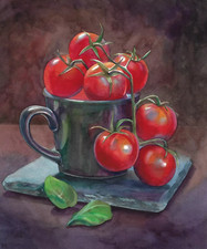 Tomatencluster, Gemälde