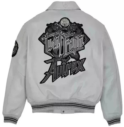 Men avirex grey dragon - grey,