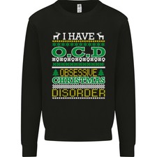 OCD Obsessive Christmas Disorder Kinder Sweatshirt Pullover