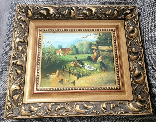 ölgemälde auf holz - Ölgemälde,