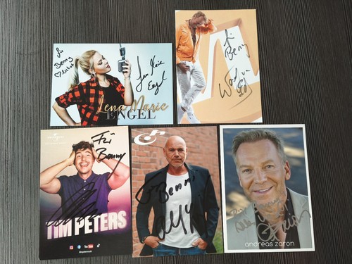 Original autogrammkarte aus - autogrammkarte,