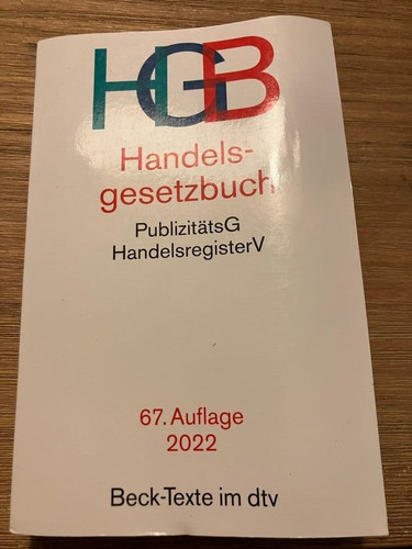 Hgb handelsgesetzbuch 67 - hgb, handelsgesetzbuch,