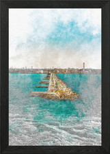 Küstenbrecher Porto di Bari