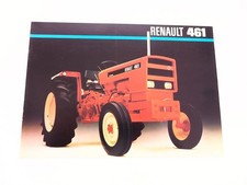 Renault 461 Traktor Schlepper mit 46 PS Prospekt 1976