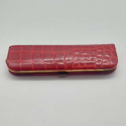 Antik pelikan leder - antik,