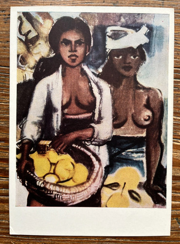 Sowjetische kunst postkarte - kunst,