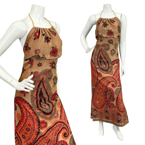 Vintage 70er gold rot schwarz - vintage,
