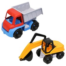 Sandfahrzeug Kipper Bagger LKW