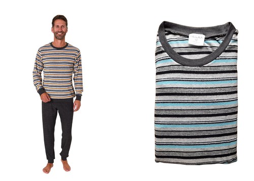 Herren frottee pyjama mit - pyjama,