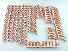 100 x GEBERIT MAPRESS KUPFER FITTINGE 12 MM SET BOGEN MUFFE PRESSFITTING