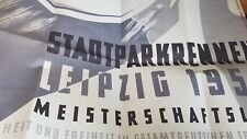 STADTPARKRENNEN LEIPZIG  - 1954 - PROSPEKT - ARCHIV VERLAG FAKSIMILE - AUTOMOBIL