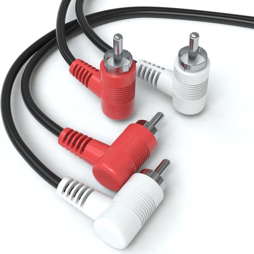 Cinch audio kabel winkel - cinch, 2