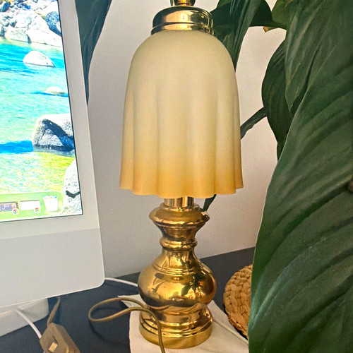 Klassische tischlampe messing - klassische,