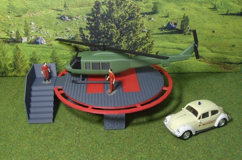 Hubschrauber landeplatz - hubschrauber,
